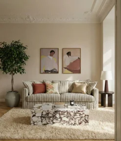 Le Grand Air 3-Sitssoffa Linne, Gentle Ribbon