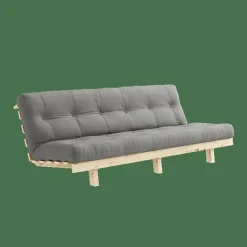 Lean Bäddsoffa Med Alpha Madrass 130x200 Grå/Raw