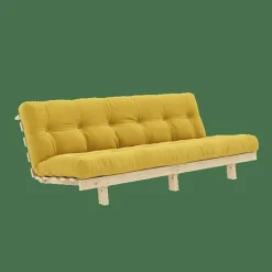 Lean Bäddsoffa Med Alpha Madrass 130x200 Honung/Raw
