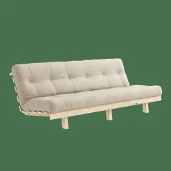 Lean Bäddsoffa Med Alpha Madrass 130x200 Beige/Raw