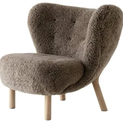 Lilla Petra VB1 Loungestol, Fårskinn Sahara / Oljad Ek