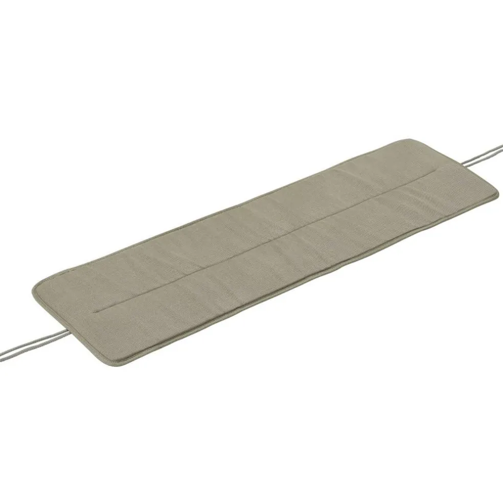 Linear Sittdyna Till Bänk 110 cm, Ljusgrå