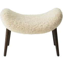 Lodge Fotpall Mörk Ek / Curly 09, Off-White