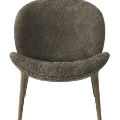 Lodge Fåtölj Låg Rygg, Mörk Ek / Curly 07 Umber