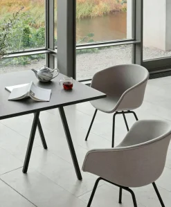 Loop Stand Bord 250 cm, Linoleum / Svart