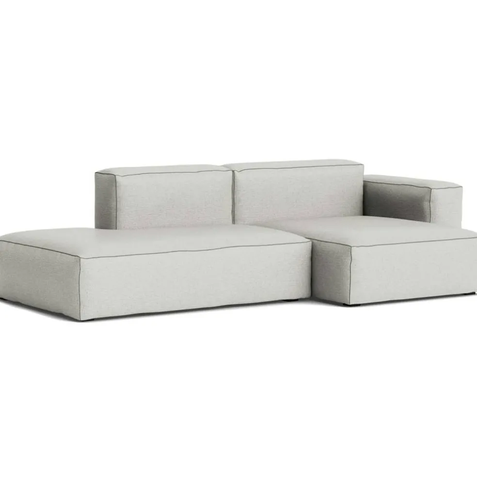 Mags Soft Low 2,5-sitssoffa Comb. 3 Höger Divan, Hallingdal 116 / Ljusgrå Söm