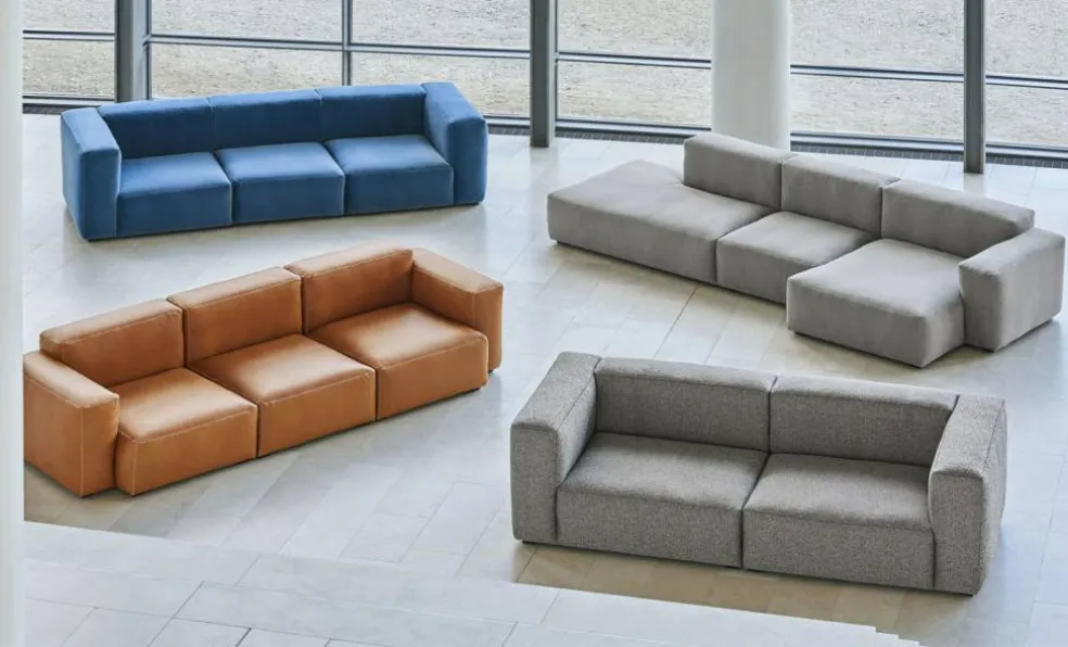 Mags Soft Low 3-sitssoffa Comb. 4 Höger Divan, Linara 443