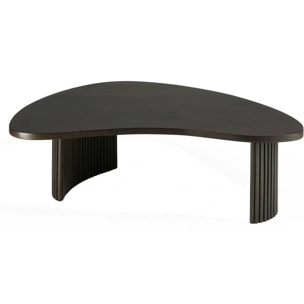 Mahogany Boomerang Soffbord Mörkbrun, 85x77x29 cm