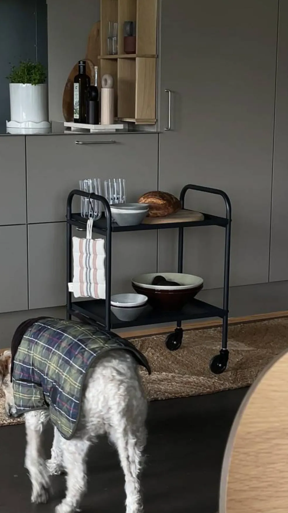 Maki Serveringsvagn Small, Svart