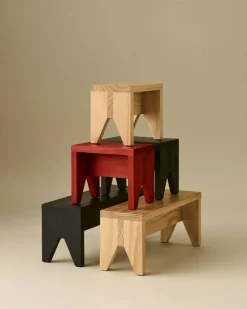 Manolito Stool Long, Black