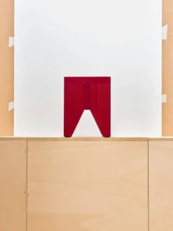 Manolito Stool Short, Red
