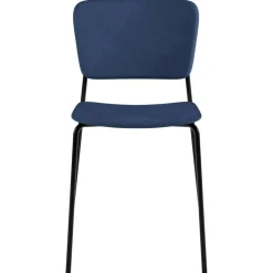 Mono Stol Klädd, Svart Metallram, Vidar 743