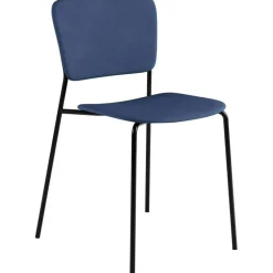 Mono Stol Klädd, Svart Metallram, Vidar 743