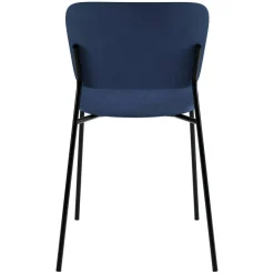 Mono Stol Klädd, Svart Metallram, Vidar 743