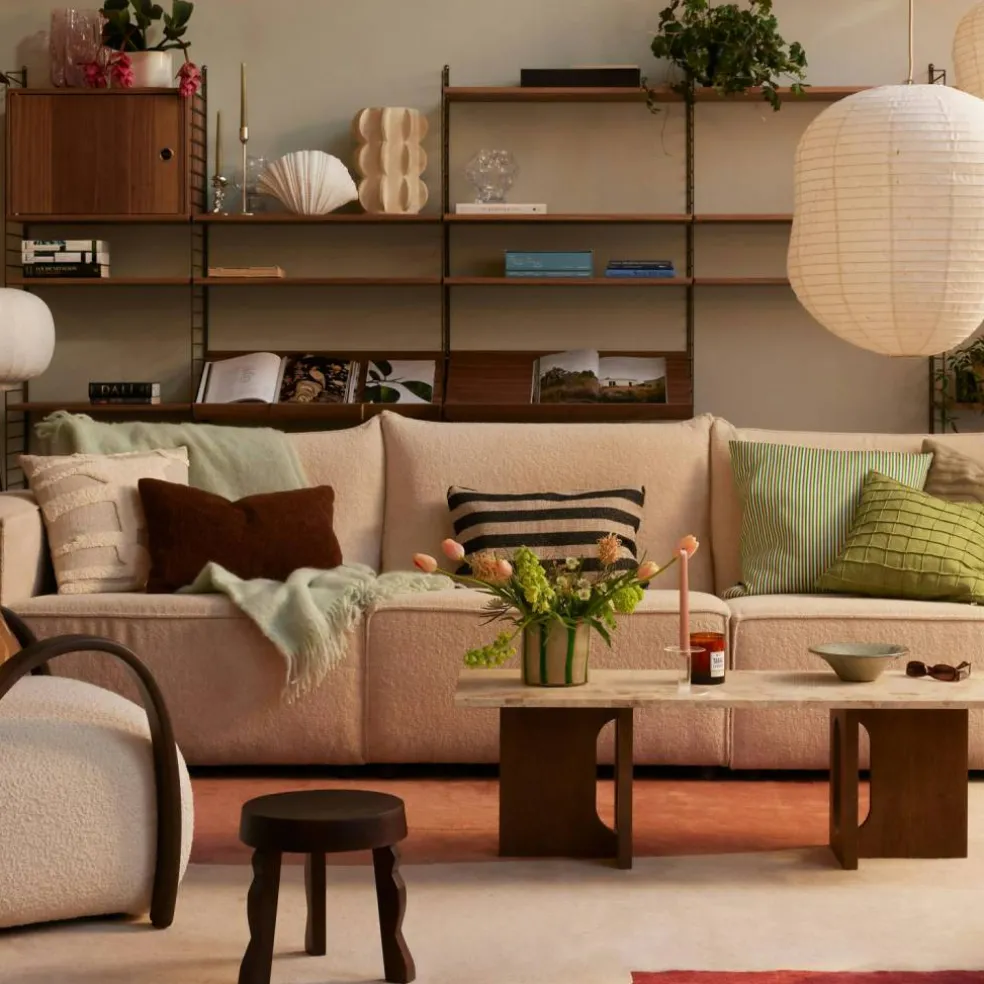 Moore 3-Sitssoffa, Plush Beige