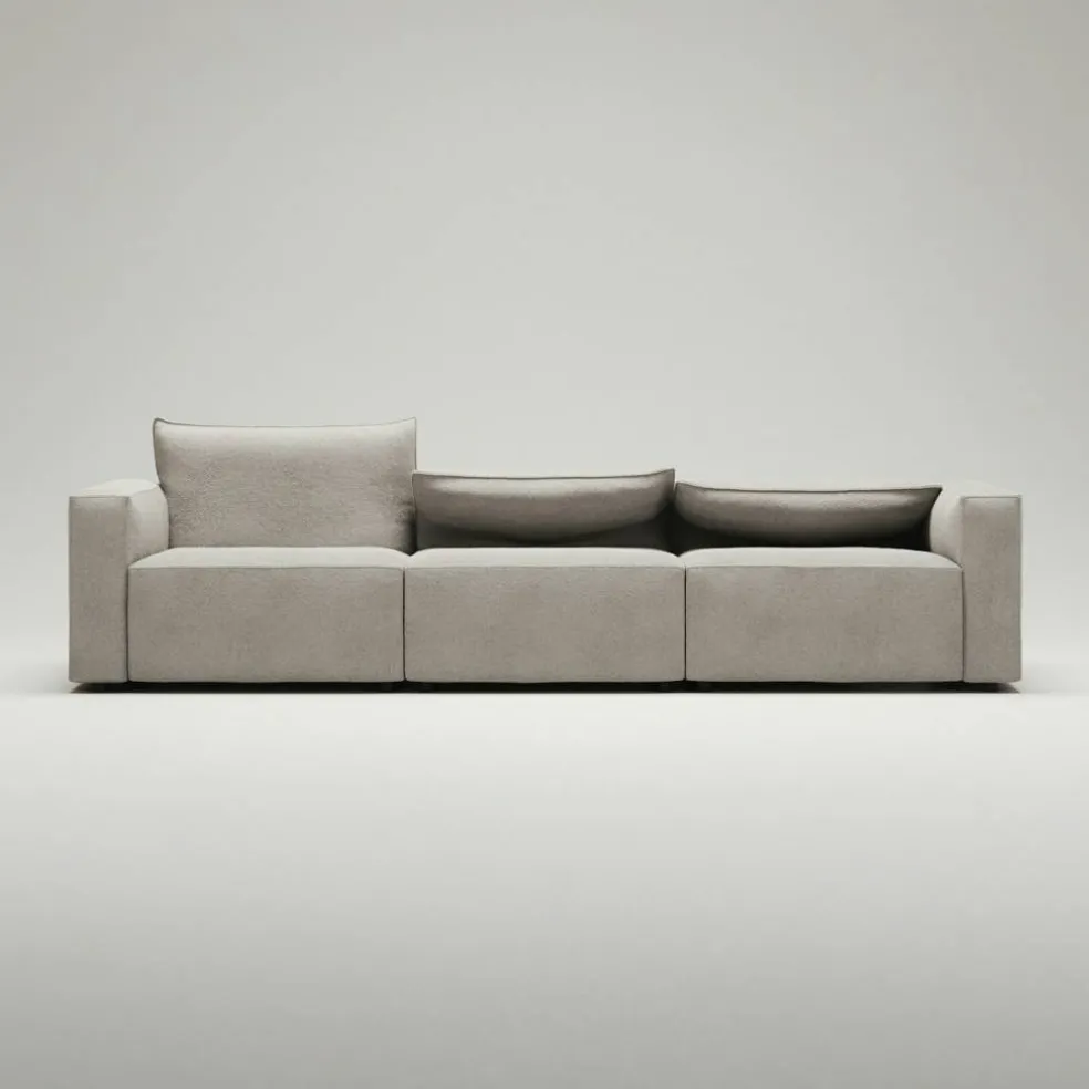 Moore 3-Sitssoffa, Plush Beige