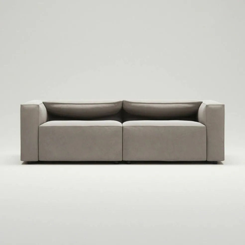Moore 2-Sitssoffa, Sandshell Beige