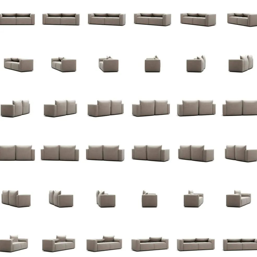 Moore 2-Sitssoffa, Sandshell Beige