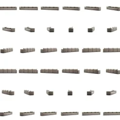 Moore 4-Sitssoffa, Sandshell Beige
