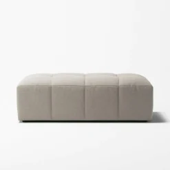 Mure Fotpall, Sandshell Beige