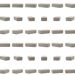 Mure Fotpall, Sandshell Beige