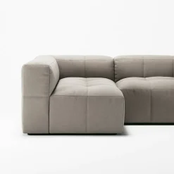 Mure 3-Sitssoffa Med Divan Vänster, Sandshell Beige