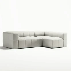 Mure 3-Sitssoffa Med Divan Höger, Steam White