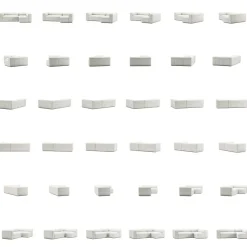 Mure 3-Sitssoffa Med Divan Höger, Steam White