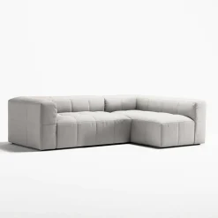 Mure 3-Sitssoffa Med Divan Höger, Moon White