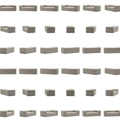 Mure 2-Sitssoffa, Sandshell Beige
