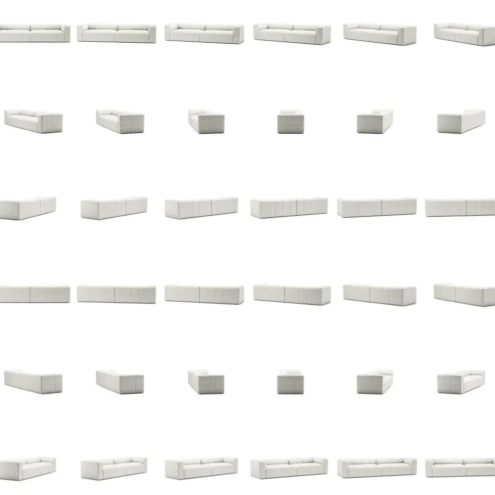 Mure 4-Sitssoffa, Steam White