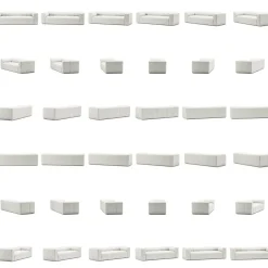 Mure 3-Sitssoffa, Steam White