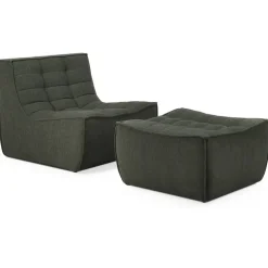 N701 Fotpall, Eco / Moss