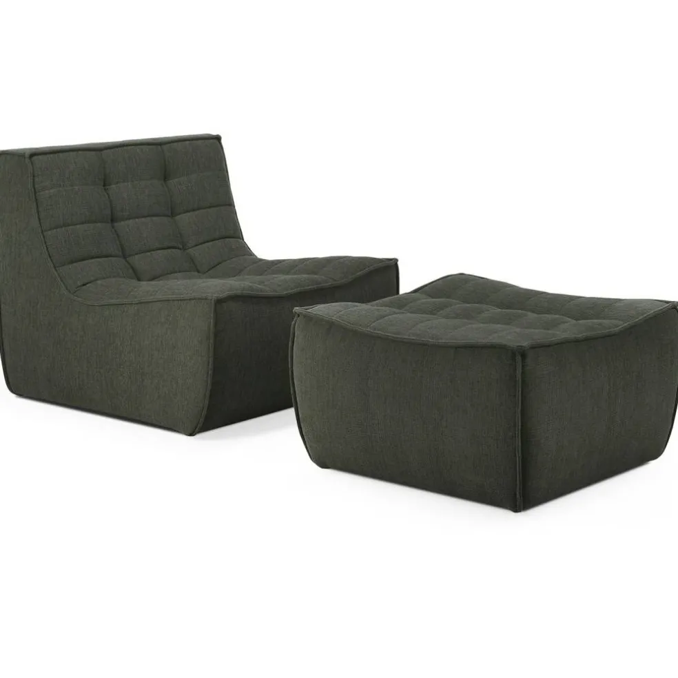 N701 Fotpall, Eco / Moss