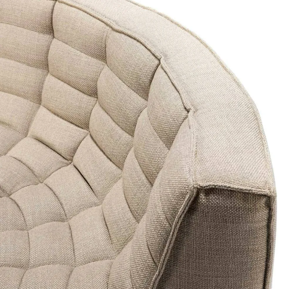 N701 Hörnsoffa runt hörn, Beige