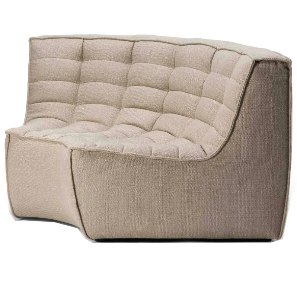 N701 Hörnsoffa runt hörn, Beige