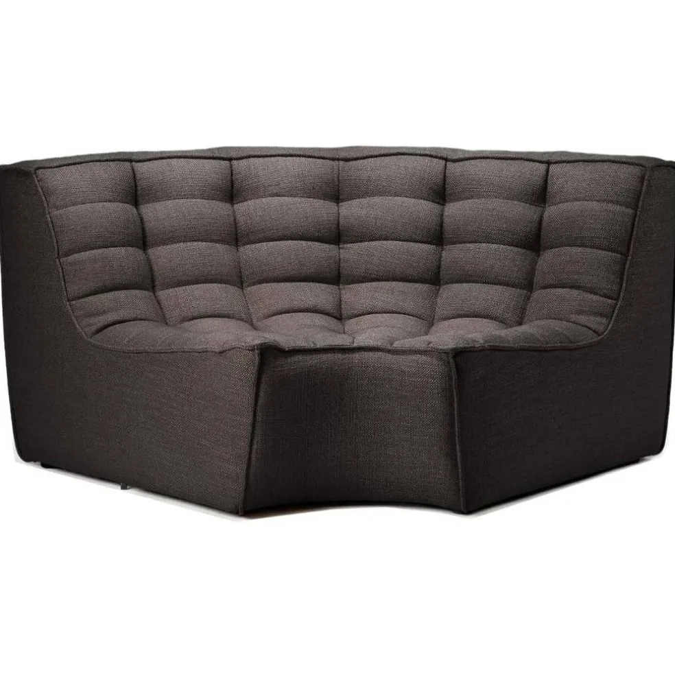 N701 Hörnsoffa runt hörn, Dark Grey
