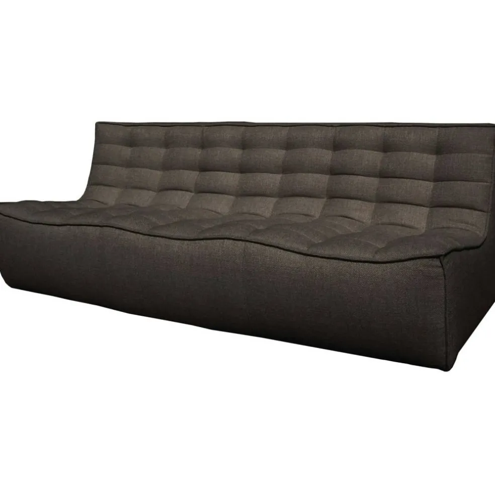 N701 Soffa, Mörkgrå 3-Sits