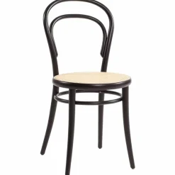 No 14 Matstol 2-pack, Svart / Rotting