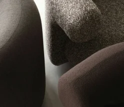 Normann Copenhagen - Burra lounge chair with return - Kvadrat Sahco Zero 001