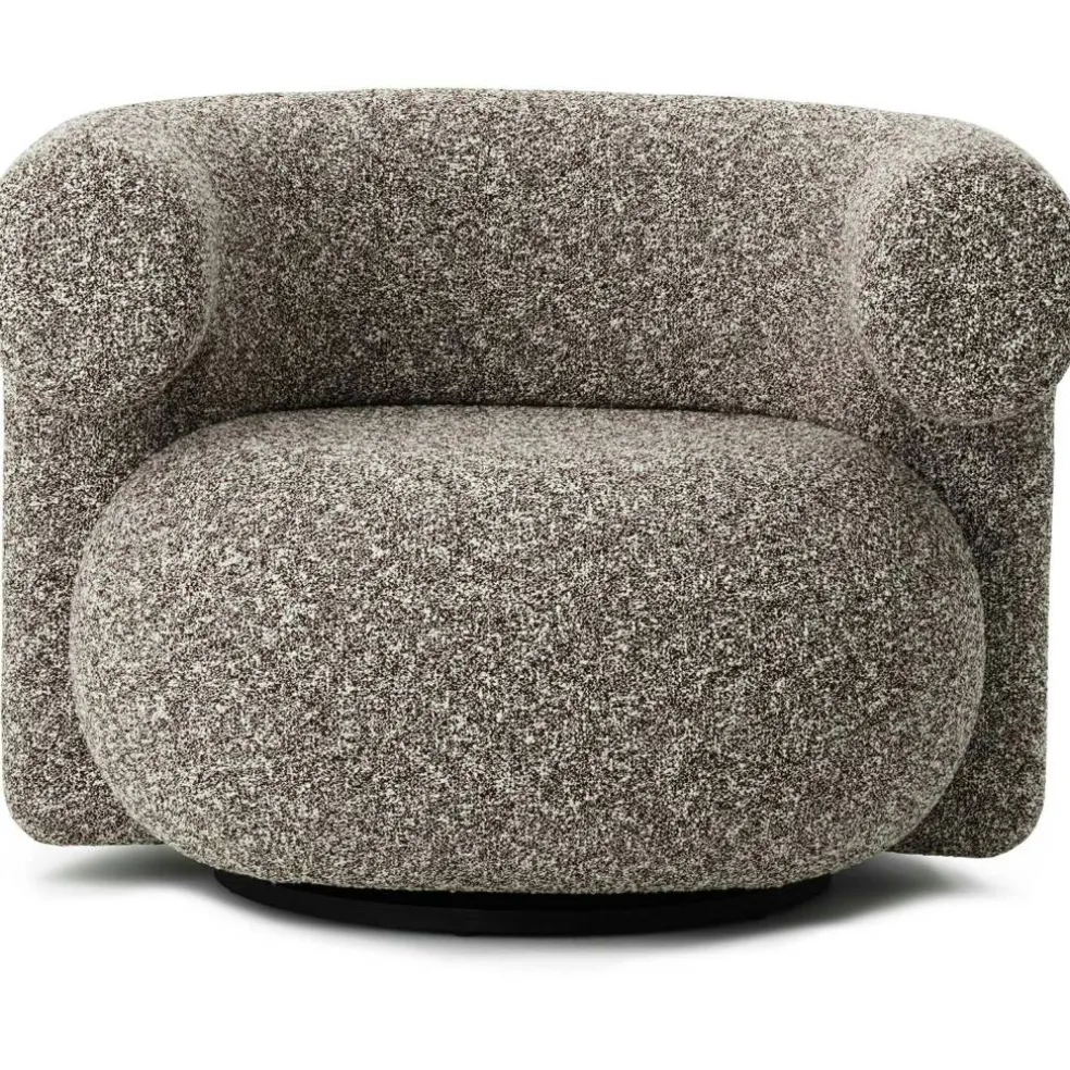 Normann Copenhagen - Burra lounge chair with return - Kvadrat Sahco Zero 001