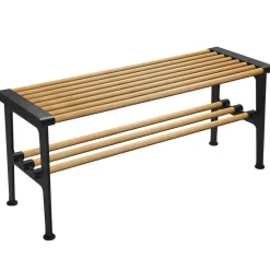 Nostalgi Bänk 100 cm, Ek / Svart