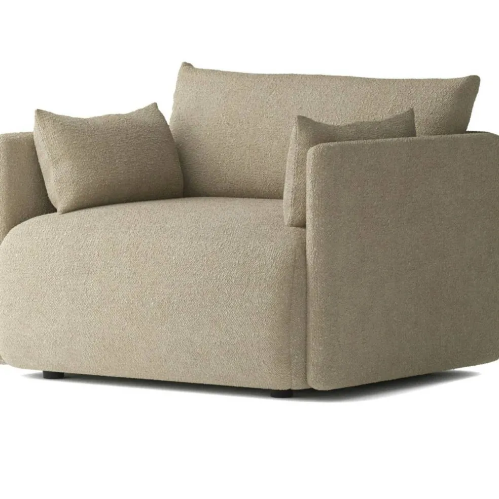 Offset Fåtölj, Bouclé Beige