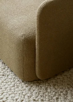 Offset 3-sitssoffa, Bouclé 06 Guld