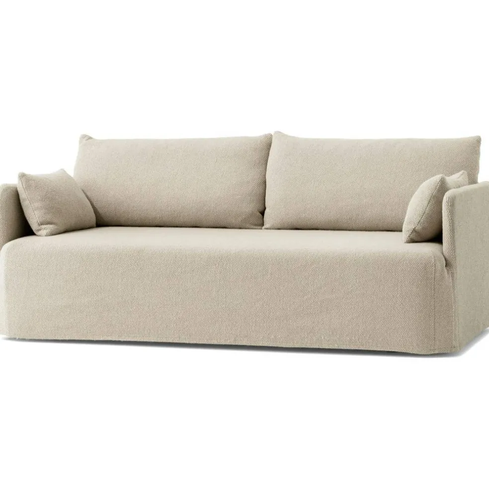 Offset Soffa 2-Sits Avtagbar Klädsel, Logan Sand