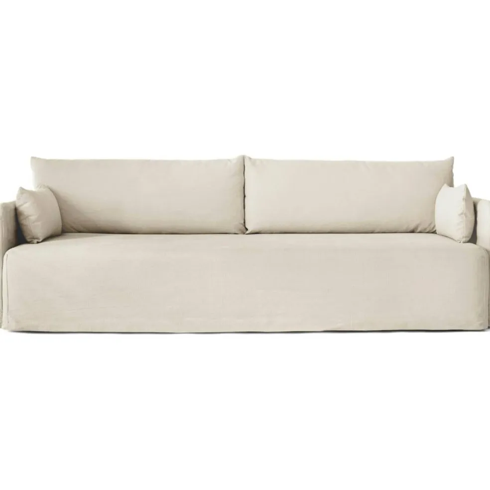 Offset Soffa 3-Sits Avtagbar Klädsel, Logan Jasmine