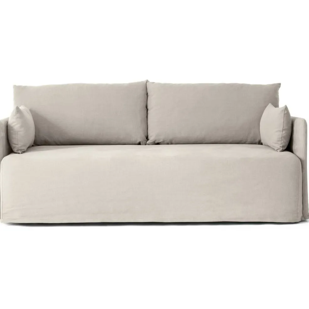 Offset Soffa 2-Sits Avtagbar Klädsel Cotlin, Oat