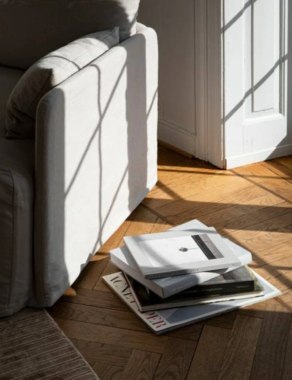 Offset Soffa 2-Sits Avtagbar Klädsel Cotlin, Oat