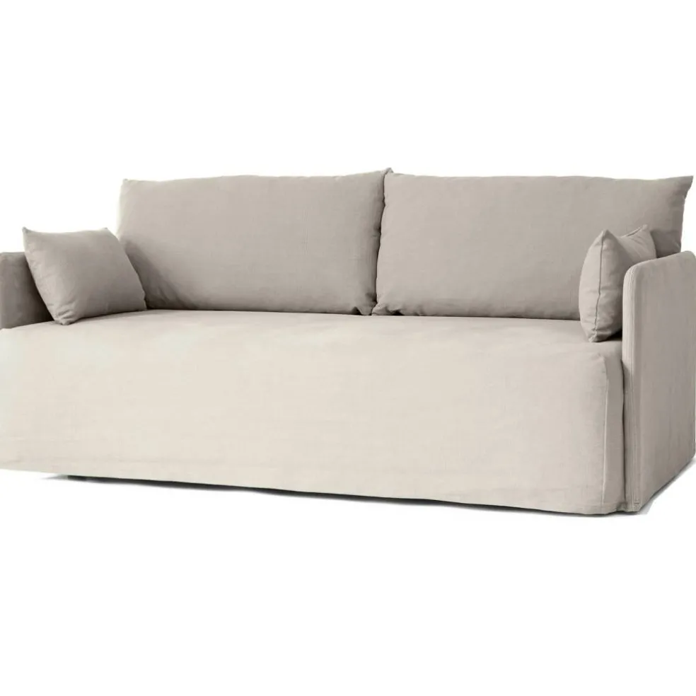 Offset Soffa 2-Sits Avtagbar Klädsel Cotlin, Oat