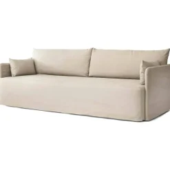 Offset Soffa 3-Sits Avtagbar Klädsel, Logan Sand